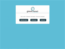 Tablet Screenshot of globalimpact.be